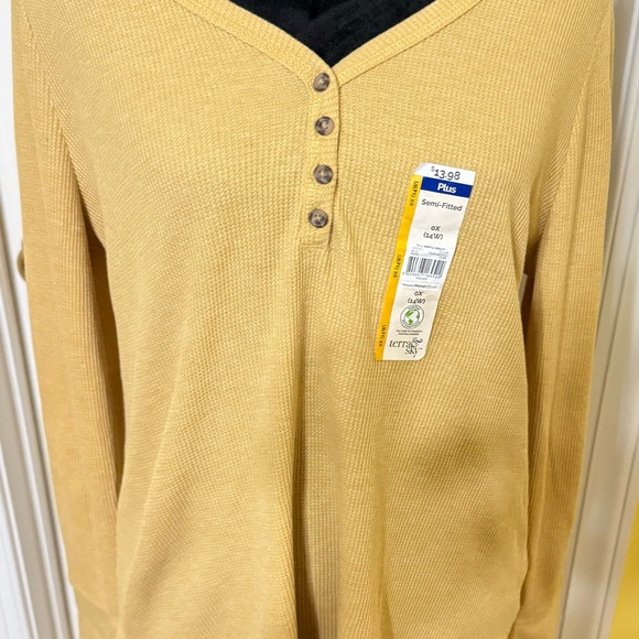 Yellow Button-Front Sweater - Picture 3 of 11